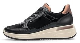 ARA Femme Garda Basket, Nuts Noirs, 41.5 EU Large