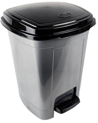Best House | Pedal Bin | 52 Litres | Gray | Pack of 1 | Foot Pedal Dustbin | Trash Can/Garbage Waste Bin | Rubbish with Lids Used for Home Office, Hospitals Garbage management, Bathroom or Outdoor