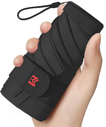 Moorrlii Mini Regenschirm, Pocket Taschenschirm Damen Kleiner Faltschirm Ultraleichter für Regen und Sonne UV-Blockierung Hochfeste Sonnenschutz Windabweisend und wasserdicht Tragbare Bequeme