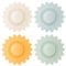 Pack of 4 Drain Strainer Silicone Sink Plugs, Universal Sink Cap with Strainer Function, Drain Plug for Sink, Bathtub