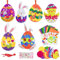Luckeey Ostern Basteln Kinder, 37 Bastelset Ostern Moosgummi Bastelset Kinder, Osterdeko Fenster, Osterbasteln mit kindern,Ostern Anhänger Deko für Ostern Geschenk Mädchen Jungen