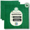 Grünschloss Spüllappen Grün (3X) schwedische Spültücher waschbar Forest Green - Schwammtücher grün aus Holz-Zellstoff & Baumwolle Putzlappen - Küchenlappen, Geschirrlappen (Limited-Edition)