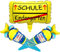 3 pcs folienballon einschulung deko, einschulung junge schulstart deko, ABC Zuckertüten Helium Ballon, Schulanfang Deko Jungen,Für Eröffnungsparty, einschulungsgeschenk (Blau)