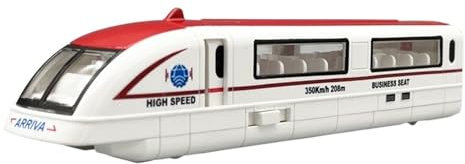 Für Mini Legierung Bumerang Zug Spielzeug Simulation Harmony Fuxing Power Auto Modell U-Bahn Serie Sammlung Druckgussmodelle Motorfahrzeuge(Rot)