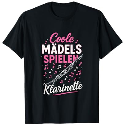 Coole Mädels Spielen Klarinette - Klarinette T-Shirt