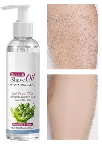 After Shave Öl | 100ml Sanft Feuchtigkeitsspendend Beruhigend,Glattes Rasieröl Für Empfindliche Haut,Für Trockene Empfindliche Haut Vor Und Nach Bikini Arme Beine Gesicht Damen Herren