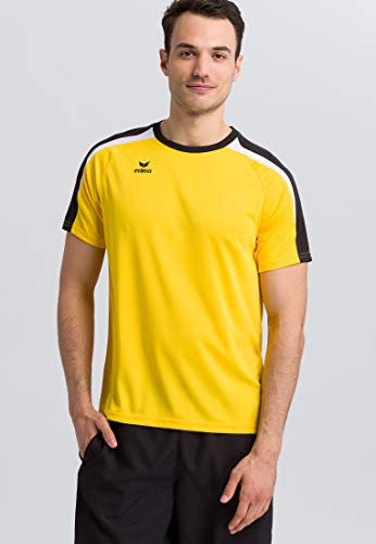 ERIMA Jungen T-shirt T-Shirt, gelb/schwarz/weiß, L, 1081828