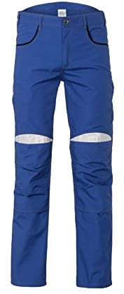 Planam 2912056 DuraWork Bundhose, Kornblau/Schwarz, Größe 56