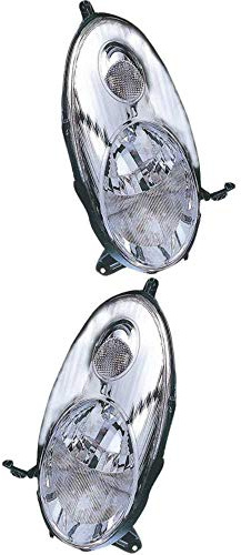 Halogen Scheinwerfer Set links & rechts Hauptscheinwerfer Frontscheinwerfer H4 mit Lampenträger für Model Micra III K12