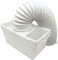 UTIZ Universal Replacement Tumble Dryer Vent Hose, 4 Inch x 4 Metre for for all makes and models of Vented Tumble Dryer