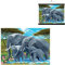3D LiveLife Linsenförmige Wandkunst Drucke - Dickhäuter-Kumpels von Deluxebase. Ungerahmtes 3D Elefant Poster. Perfekter Wandfüller. Original kunstwerk lizenziert von bekannt künstler, Michael Searle