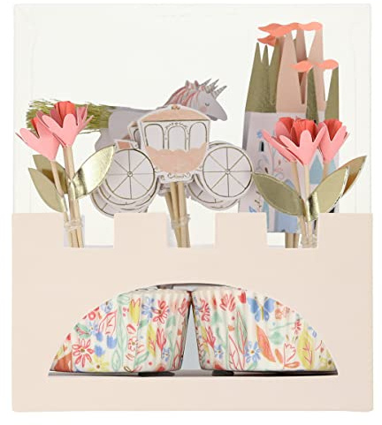 Meri Meri Prinzessinnen-Cupcake-Set, 24 Stück