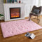 HARESLE Rosa Flauschiger Teppich, Hochfloriger Rutschfester Rosa Teppich Für Mädchen Schlafzimmer, Wohnzimmer, Kinderzimmer, Aufenthaltsraum (Rosa/80×120cm)