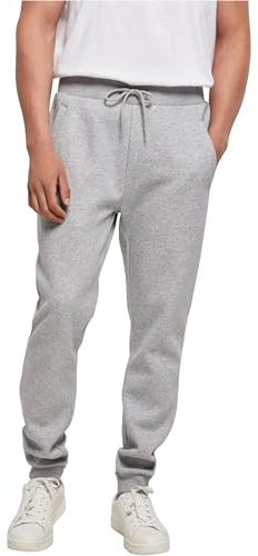 Build Your Brand Herren Jogginghose Organic Basic Sweatpants, Farbe heathergrey, Größe 3XL