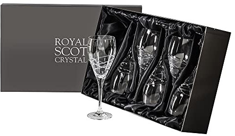 Royal Scot Crystal Skye - 6 Large Wine Glasses 235mm (Presentation Boxed) (New Taller Shape)