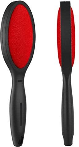 Brosse à vêtements à Double Face, Brosse Peluche réutilisable Outil de déménagement de Poils pour Animaux Compagnie pour Le mobilier 2pcs