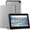 Foluu Funda para tablet All-New Fire 7 (12th Generation, 2022 Release), Auto Sleep/Wake Magnetic Fina y ligera, con soporte plegable en tres pliegues, Smart PU Funda para Amazon Fire 7 2022 (Gris)