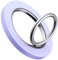 Magnetic Phone Ring Holder for MagSafe - Lamicall 360 Rotating Phone Grip [Removable & Wireless Charging Friendly] for iPhone 16 15 14 13 12 Pro/Pro Max/Plus/Mini, Others with Iron Plate - Purple