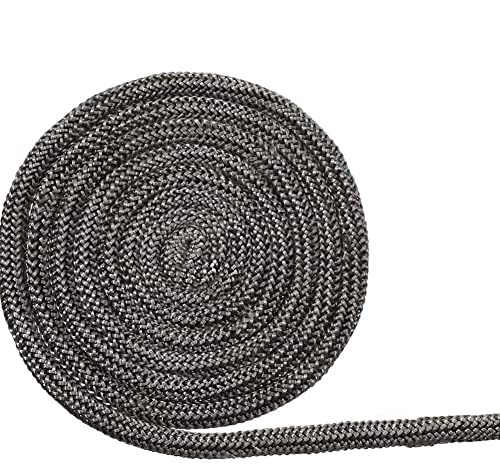 FACULX Stove Door Seal Rope - 3m Long x 9mm Thick - Replacement Sealer for Stoves, Smoker, Fireplace, Log Burner, Glass - Heat and Fire Resistant