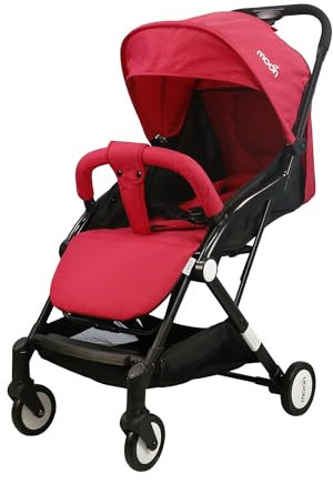 MOON™ Travel Light Compact Wandelwagen - Lichtgewicht en Opvouwbaar - Vuur Rood