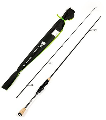 Zite Fishing UL Rute/Forellenrute Carbon 210cm 3-6g | Trout-Spoon Angel-Rute | Spinnrute Ultra Light mit Korkgriff zum Barsch & Forellen Angeln, Angeln Rute, Spinnruten, Forellen-Rute Forellen-Angel