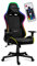 huzaro Force 6.2 RGB Mesh | LED Beleuchtung Gaming Stuhl Bürostuhl Schreibtischstuhl Stoff Carbon | bis 130 kg belastbar | Höhenverstellbar Kopfstütze Lendenstütze Ergonomischer | Schwarz Mesh