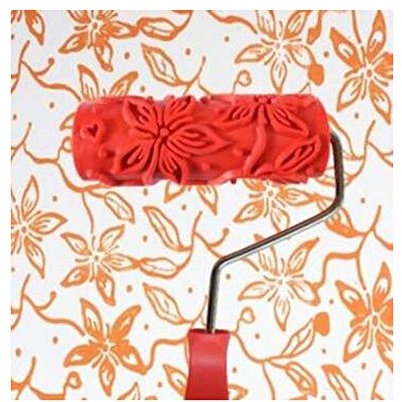 ORLOVA Strukturwalze, gemusterte Farbwalze, geprägte Farbwalze, Wandmalerei, Läufer, Wanddekoration, DIY-Werkzeug, Muster 27 (Farbe: Mehrfarbig)