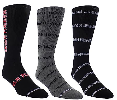 Flash Popup Iron Maiden Socks - 3 Pack, Multicolor, One Size