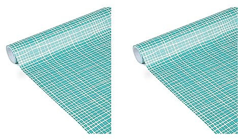 Clairefontaine 223870C - Un rouleau de papier cadeau Excellia Tiny Rolls 5m x 35 cm (spécial petite largeur) 80g, Lignes (Lot de 2)