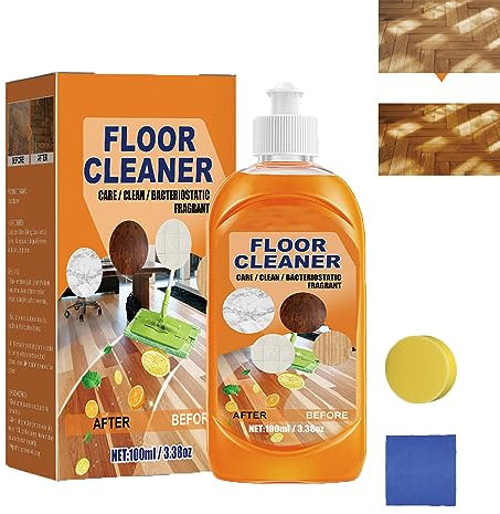 Powerful Decontamination Floor Cleaner,Nettoyant Ménager Parquet,All-Purpose Wood Floor Cleaner Tile Floor Cleaner,Multi-Usage Nettoyant De Sol Pour Carrelage,Nettoyage De Sol En Bois,100ml