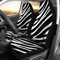 2 Stücke Auto-Schonbezüge Zebra-Druck Sitzbezüge Set Universal Einfach Zu Montierende Sitzbezug Auto Vordersitze Premium Design Autositzbezüge Vordersitze Für Fahrzeuge, Autos, Anhänger