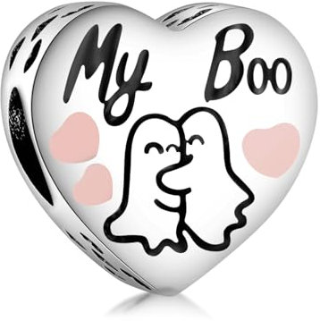 Rimgoris 925 Sterling Silber Charm für Frauen Armbänder und Halskette - Herz Traumfänger Clip Halloween Schmuck