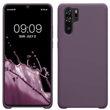 kwmobile Carcasa Compatible con Huawei P30 Pro Funda - Case TPU y Silicona antigolpes - Apto Carga inalámbrica - Iris pálido