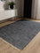 benuta Pop Baumwollteppich Tom - Dunkelblau 70x120 cm - Handgewebter Wohnzimmer Teppich - 100% Recycelte Baumwolle - Für Fußbodenheizung geeignet