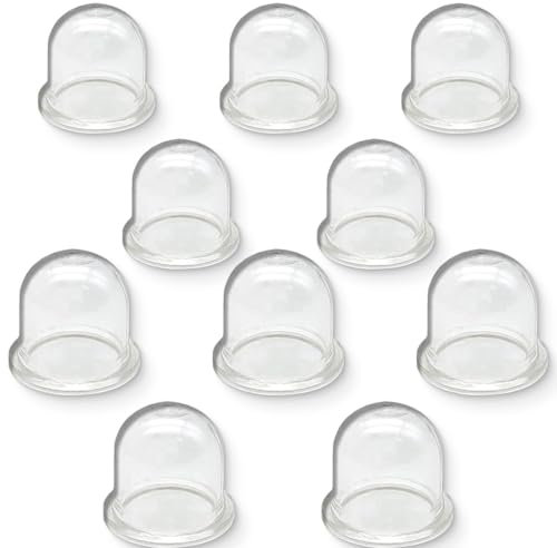 JEYORZY 10 Pezzi Carburatore Primer Pompa Bulbi, Primer Bulb Pump Carburatori Pompa Bulbo, Carburatore Primer Bulbi Primer Bulbo, per Tosaerba Decespugliatore Siepe Macchina(19MM e 22MM)