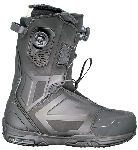 Airtracks Snowboard Boots Master Pro ATOP Moz DUAL Zone Speed Lacing Snowboardschuhe - QL Snowboardboots - Schwarz - 41