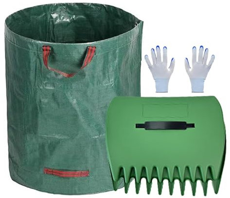 Claws Garden Cleanup - Pelles à déchets de jardin avec grande poignée, robuste Claws Garden | Ramasse-feuilles avec grande poignée et sacs poubelle pour le nettoyage du jardin, ramasse-feuilles et