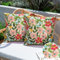 Aisybaklyn Kissenbezug 40x40 2er Set Kissenbezüge Outdoor Kissen Wasserdicht Dekokissen Kissenhüllen Sofakissen für Bankauflage Frühling Outdoorkissen Sommer Decor Zierkissensen Bunte Blume Muster