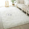 AIMECO Hochflor Teppich Wohnzimmer Carpet 120X180cm Anti-Rutsch Extra Große Teppiche Schlafzimmer flauschig Teppiche Matte Teppichen Mädchen Schlafzimmer und Kinderzimmer.Weiß (Beige)