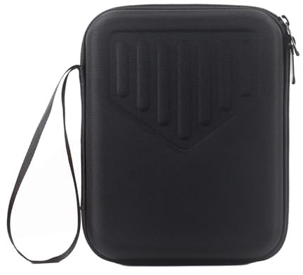Klmnop Kalimba-Klaviertasche mit 17 Tasten, stoßfest, wasserdicht, Daumenklaviertasche, Kalimba mit 17 Tasten und Zubehör-Aufbewahrungstasche (schwarz)
