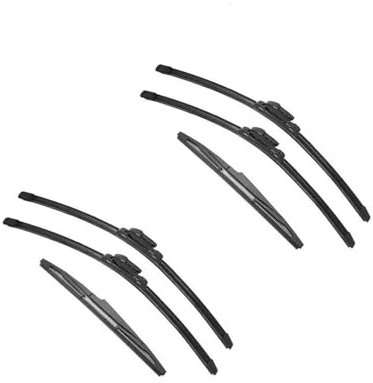 PFBGEXV Escobillas Limpiaparabrisas Coche para Opel para Astra J para GTC 2009-2015 Limpiaparabrisas Trasero Delantero Cuchilla Accesorios Coche Coche Limpia Parabrisas Brazo Limpiaparabrisas(6PCS)