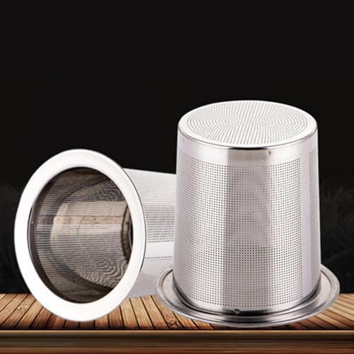 2pieces Tea Infuser | Teapot Infuser Filter | Fine Mesh Stainless Steel Strainers | Metal Infuser Insert | Tea Replacement Mesh Strainer | for Tea and Spicee Straining | 7 * 5.4 * 6.2cm
