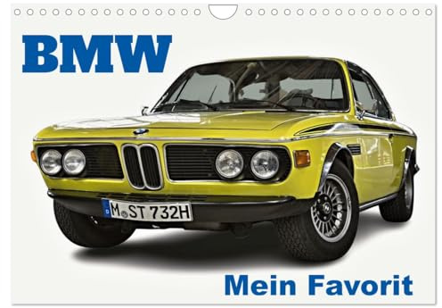 BMW Mein Favorit (Wandkalender 2026 DIN A4 quer), CALVENDO Monatskalender: 50 erfolgreiche Jahre BMW in einem einzigartigen Wandkalender (CALVENDO Mobilitaet)
