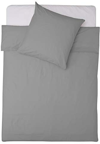 Lumaland Premium Bettwäsche mit hochwertigem YKK Reißverschluß | Bettbezug 155 x 220 cm & Kissenbezug 80 x 80 cm | Everyday Ganzjahres Bettbezug-Set