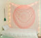 Popular Handicrafts Wandbehang Hippie Ombre Mandala Bohemian Hippie Metallic Glanz Intricate Indian Tapestries Tagesdecke