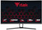 Itek monitor GGC - 27 Curvo, 2560x1440 WQHD, HDR400, Pannello VA da 165 Hz, Risposta 1 ms, FreeSync, G-Sync, Adaptive Sync, 2xHDMI, 2x Display Port, Flicker Free