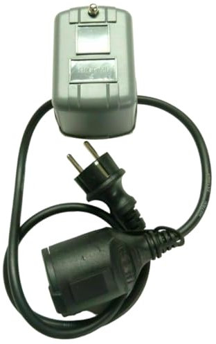 CHM GmbH® Druckschalter Druckregler Druckwächter für Gartenpumpe Hauswasserwerk bis 5 Bar Ein- Ausschalt Druck einstellbar mit Stecker und Kupplung