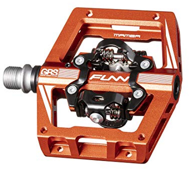 Funn Mamba S MTB Klickpedale, beidseitig, SPD Cleats | CNC 6061 Alu, 9/16 Zoll Achse, Flat- und Klick-Plattform, Industrielager, ca. 403 g, für BMX und Gravel