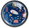 4Er Set Möbelknöpfe Kinderzimmer Set Cartoon Fisch Seestern Süß Schubladenknöpfe Kinderzimmer Personalisierter Druck, Einzigartig Möbelknäufe 35x28mm
