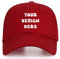 Stampa personalizzata Il tuo Proprio Design Testo Logo Unisex Personalizzato Plain Cappello Regolabile Cappello Baseball Cap, Rosso scuro, Medium